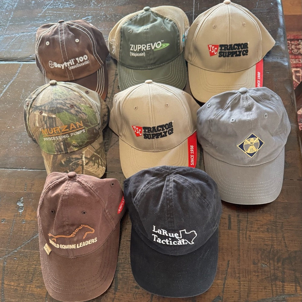 Miscellaneous Cap Hat Lot of 8